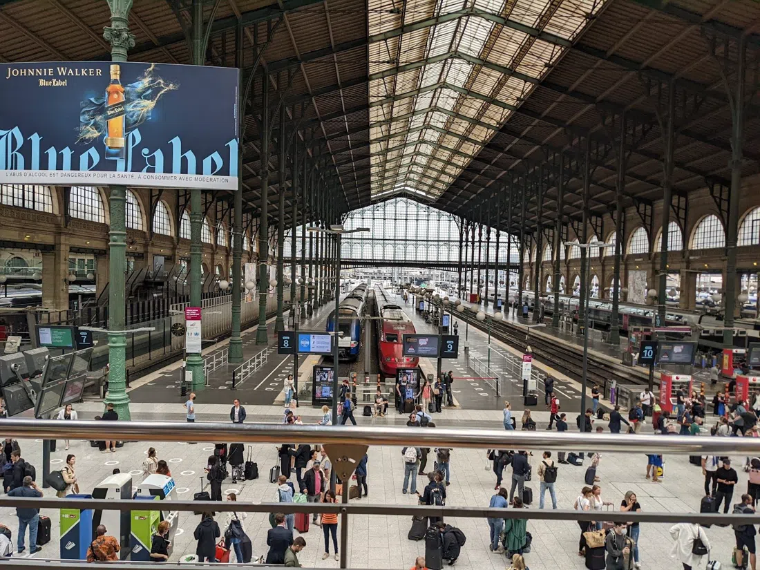 SNCF TER 오드프랑스 (보베 → 파리 북역), 파리