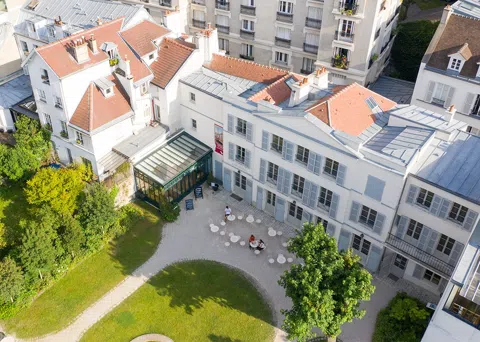Walking Montmartre in Paris Away From the Basilica