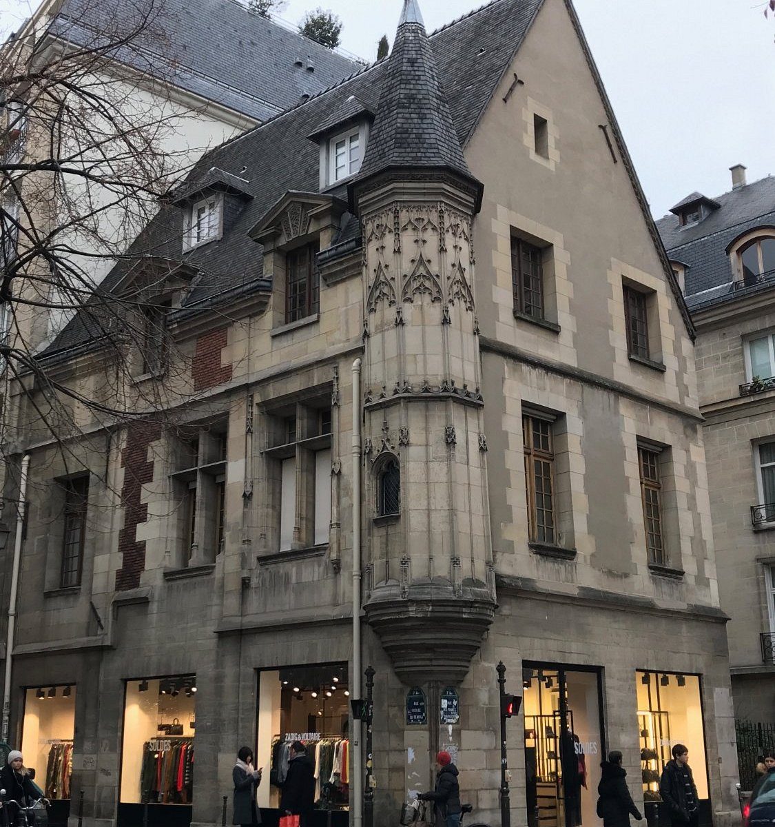 rue des Francs-Bourgeois shopping street